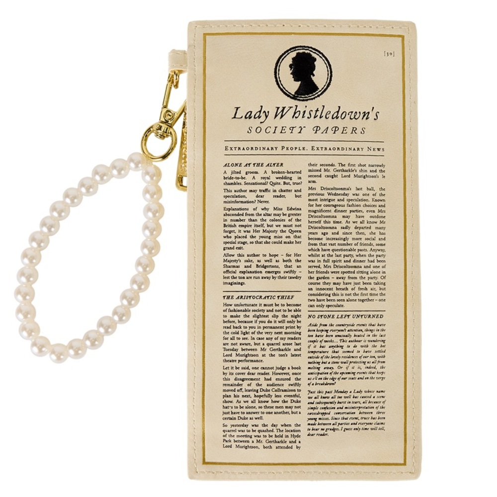 Loungefly Exclusive Bridgerton Lady Whistledown’s Society Papers Card Holder